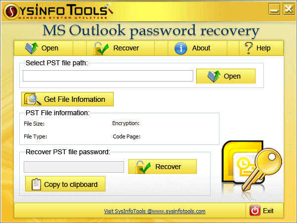 outlook 2016 pst password recovery